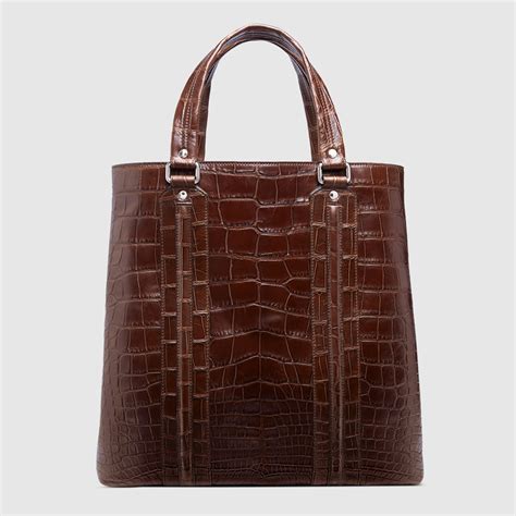 Gucci Glazed Alligator Tote 